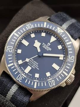  Tudor Pelagos FXD M25707B/25-0001 / M.N.25 Marine Nationale Very Good Full Set 8-2025 