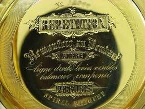 Thumbnail von 14kt 585 Gold Savonette Sprungdeckel Taschenuhr Viertel-repetition </h1>
