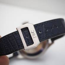 Thumbnail von IWC Große Fliegeruhr Pilot 5002 PLATINUM-DIAL Steel leather UNIKAT Box+Papiere Full Set Steel with Platinium DIAL
