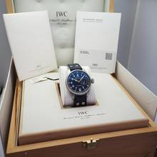 Thumbnail von IWC Große Fliegeruhr Pilot 5002 PLATINUM-DIAL Steel leather UNIKAT Box+Papiere Full Set Steel with Platinium DIAL