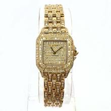 Thumbnail von Cartier Panthère Quartz 23mm 18K Yellow Gold ~3.2TCW Diamond Watch </h1>