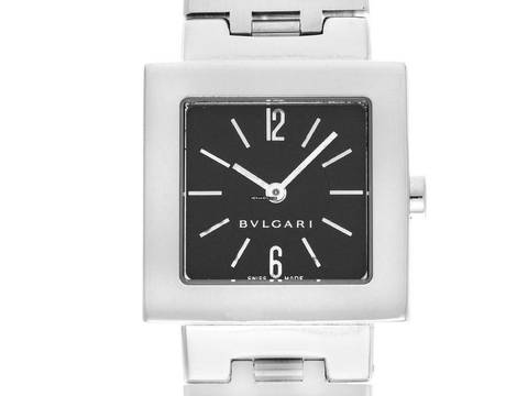  Bulgari Quadrato Ref.SQ22SS 2001 wie Neu Vintage  