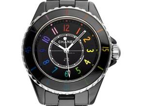  Chanel J12 Keramik Black Ref.H7121 2023 Full Set Ungetragen 