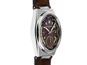 Thumbnail von Frederique Constant Manufacture Worldtimer Highlife Worldtimer Stahl Automatik Armband Krokoleder Faltschließe 41mm Ref.FC-718C4NH6 Box&Pap. Full Set Neu