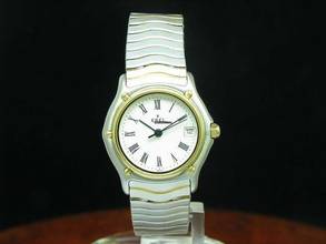 Thumbnail von Ebel Sport Classic 18kt 750 Gold / Edelstahl Damenuhr Mit Datum / Ref 1087121 </h1>