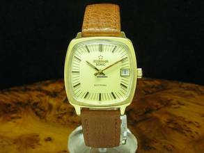  Eterna Sonic 18kt 750 Gold Electronic Stimmgabel Herrenuhr / Kaliber Eterna 1550 </h1> 