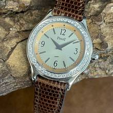  Piaget Lady - 750 Weißgold mit Diamant Lünette - Ref. 5805M201  