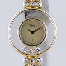 Thumbnail von Chopard Happy Diamonds Klassiker 18K Gold Lady Goldband Luxus Top