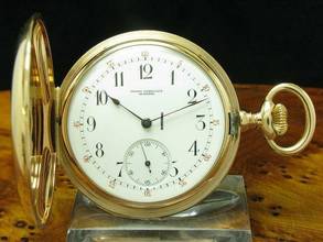 Thumbnail von Girard Perregaux 14kt 585 Gold Savonette Taschenuhr 5-minuten Repetition </h1>