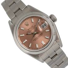 Thumbnail von Rolex Oyster Perpetual Lady Date Datejust 69160 Ladies 26MM Salmon dial </h1>