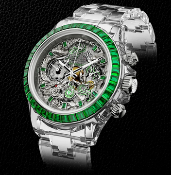 AET REMOULD Rolex Daytona Sapphire "LOONG" White Gold