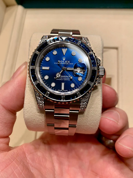Rolex [NEW] Submariner Date 116659SABR Diamond Sapphire All Blue Dial