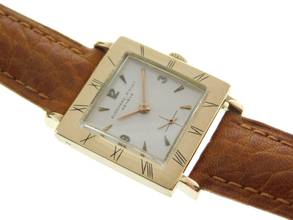 Thumbnail von Audemars Piguet 18 Karat Enamel Bezel Gelbgold Vintage Herrenuhr 25 mm Handaufzug 40er </h1>