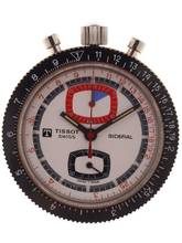 Thumbnail von Tissot Mans Wristwatch Chronograph Sideral measures elapsed Time in Minutes and fifths of a Second and can be used as a Slide Rule
