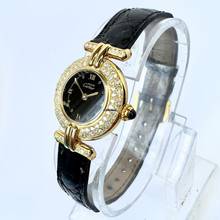 Thumbnail von Cartier VERMEIL COLISÈE Quartz 24mm GP Silver 1.16TCW DIAMOND Watch </h1>