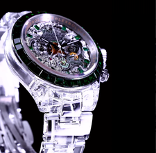 AET REMOULD Rolex Daytona LOONG Full Sapphire White Gold Watch