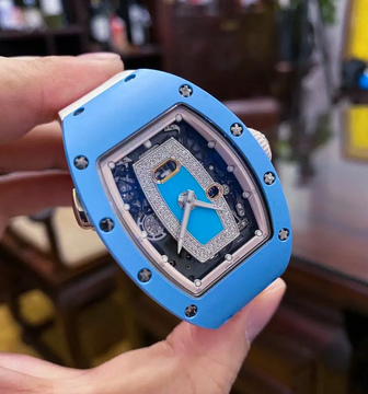 Richard Mille [LIMITED 30 PIECE] RM 037 Blue Ceramic Ladies Watch