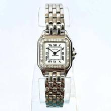 Thumbnail von Cartier Panthère 23mm Quartz Steel 0.37TCW DIAMOND Watch </h1>