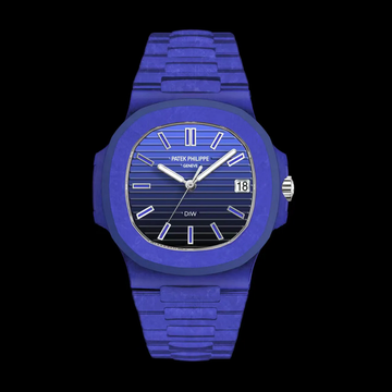 Patek Philippe DiW Blue Quartz Fiber Nautilus