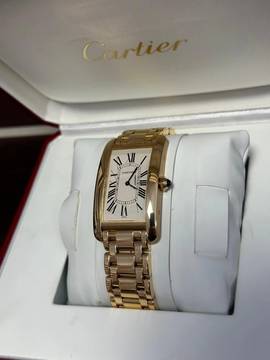  Cartier Tank Américaine Jumbo 18K Men Size New Revision 