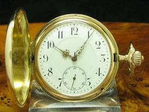 Thumbnail von IWC Schaffhausen 14kt 585 Gold Savonette Taschenuhr Von Ca. 1909 / Kaliber 53 </h1>