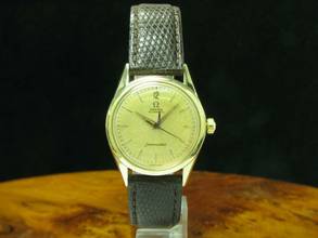  Omega Seamaster De Luxe Gold Mantel Automatic Herrenuhr / Ref 2802 14 Sc </h1> 