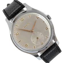  Zenith Classic Oversize silver dial caliber 126 1950's  