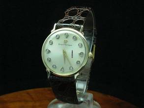 Thumbnail von Girard Perregaux 14kt 585 Gold Handaufzug Herrenuhr Mit Diamant Besatz Ref B1977 </h1>