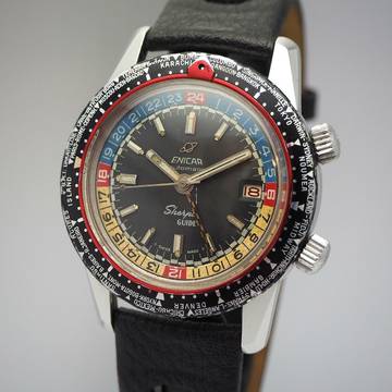 Enicar Sherpa Guide GMT 600 Automatic Vintage serviced </h1> 