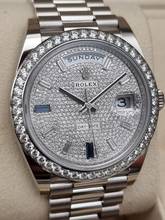 Thumbnail von Rolex Day-Date 40 40mm 228349RBR-0036 White gold - Diamond-paved dial Brand New / Unworn Full Set 7-2023 WITH VAT 21%
