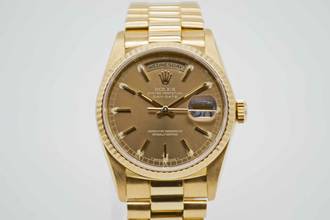 Rolex Day-Date 36 Tritium Havana Dial L-Serie mit Rolex Service </h1> 