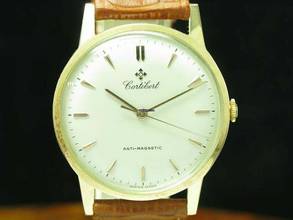 Thumbnail von Cortébert 14kt 585 Gold Anti-magnetic Handaufzug Herrenuhr / Ref 9511 </h1>