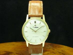 Thumbnail von Cortébert 14kt 585 Gold Anti-magnetic Handaufzug Herrenuhr / Ref 9511 </h1>