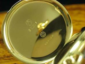 Thumbnail von IWC Open Face 14kt 585 Gold Taschenuhr / Durchmesser 48,5 Mm </h1>