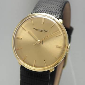  IWC Vintage Turtle Handaufzug Klassik Gold 18k/750  