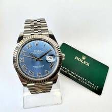 Thumbnail von Rolex Datejust II Oyster Perpetual DATEJUST II Automatic 41mm Steel Watch Blue Dial </h1>