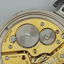 Thumbnail von Omega Classic “Étanche” First Waterproof Stahl Taschenuhr Art Deco 1937 Ref. CK 1064