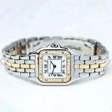 Thumbnail von Cartier Panthère Quartz 23mm 1 Row Gold 0.33TCW DIAMOND Watch </h1>