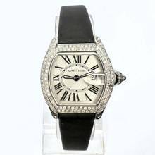 Thumbnail von Cartier Roadster Quartz 31mm Steel 1.88TCW Diamond Watch </h1>