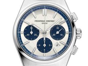 Thumbnail von Frederique Constant Highlife Chronograph Stahl Automatik Armband Krokoleder Limitiert 41mm Ref.FC-391WN4NH6 Box&Pap. Full Set Neu