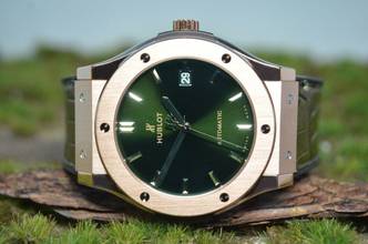 Thumbnail von Hublot Classic Fusion Green King 18kt. Rosègold Ref. 511.OX.8980.LR </h1>