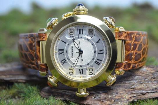 Cartier Pasha Golf Automatic NOS NEW OLD STOCK UNGETRAGEN B&P Ref. 0955 1 </h1>