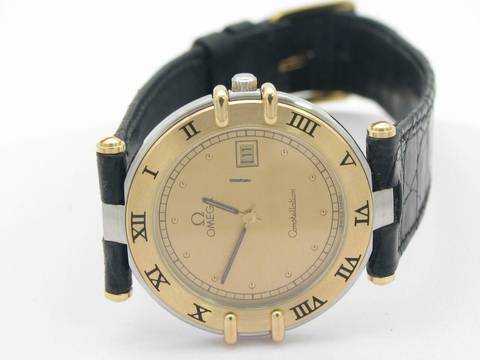  Omega Constellation Quartz 18kt Gold & Edelstahl / Quarz / Datum / Ref. 1479 </h1> 