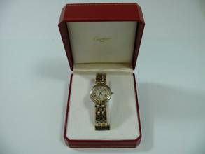 Thumbnail von Cartier Cougar Panthere Gold / Stahl Damenuhr / Kaliver Cartier 83 / Ref 183964 </h1>