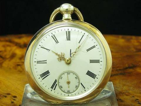  Manufacture D' Horlogerie Lion 800 Silber Open Face Taschenuhr Schlüsselaufzug </h1> 