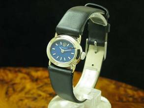 Thumbnail von Rolex 18kt 750 Gold Weißgold Handaufzug Damenuhr / Kaliber 1400 </h1>