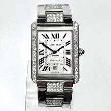 Thumbnail von Cartier Tank Solo 3800 Automatic 31mm Steel 3.48TCW DIAMOND Watch </h1>