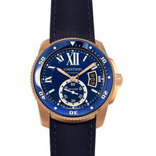 Thumbnail von Cartier Calibre de Cartier Diver WGCA0009 - Calibre De Cartier Diver Automatic Blue Dial 18kt Rose Gold Men's Watch </h1>