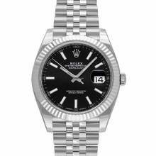 Thumbnail von Rolex Datejust 41 126334 - Datejust 41 Black Steel/18k white gold Jubilee 41mm </h1>