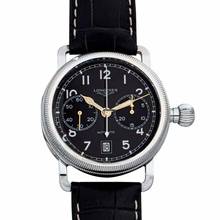 Thumbnail von Longines Avigation L27834530 - Longines Heritage Automatic Black Dial Stainless Steel Men's Watch </h1>
